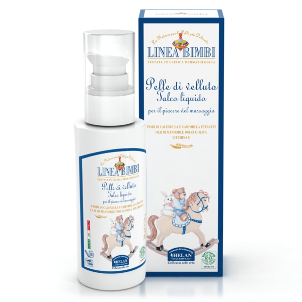 Linea Bimbi Pelle Di Velluto Talco Liquido Helan