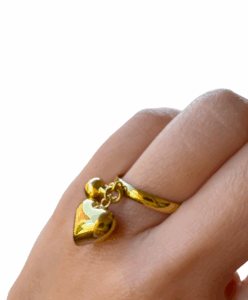 Anello con Sonaglio dorato