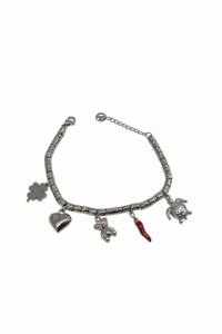Bracciale ciondolo portafortuna