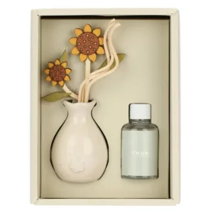Diffusore con girasole in porcellana