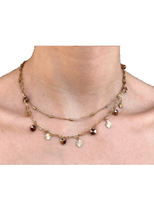 Collana Doppia Catena -  Maya