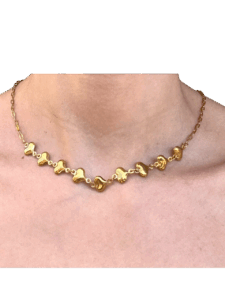 Collana Cuori dorati