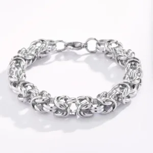 Bracciale intreccio argentato