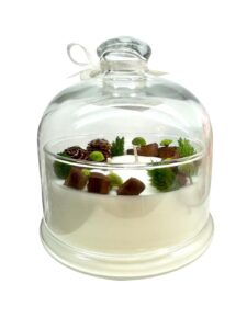 Candela Green - con campana di vetro 300g