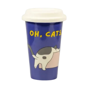 Tazza "Oh Cats" in ceramica