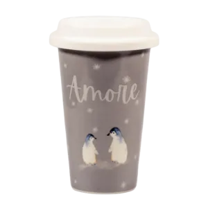 Tazza "Pinguini" in ceramica