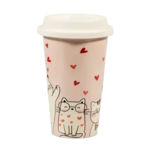 Tazza "Gatti" in ceramica