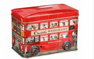 LONDON BUS SALVADANAIO - con caramelle Toffee